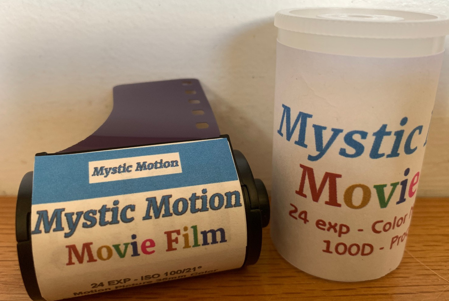 MYSTIC MOTION - 35mm Color Negative Movie Film 100D - 24 exp Process ECN-2