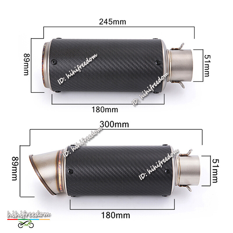 Full Set Exhaust Front Mid Pipe Carbon Muffler For Suzuki GSXR 600 750 2006-2007