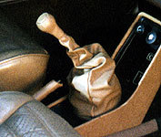 Porsche 924 944 968 928 leather shiftboot knob+Emblem