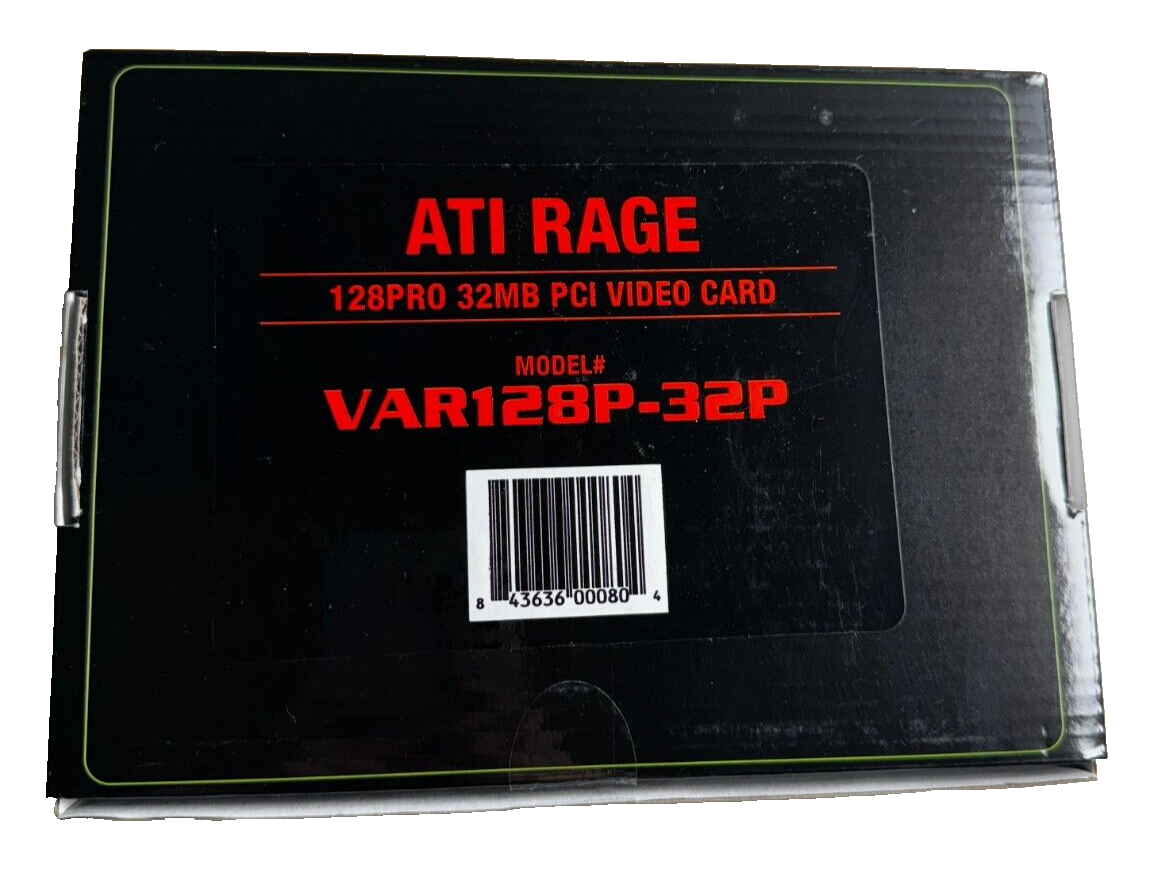 Diablotek ATI Rage 128 pro (VAR128P-32P) 32MB PCI Graphic Card NEW