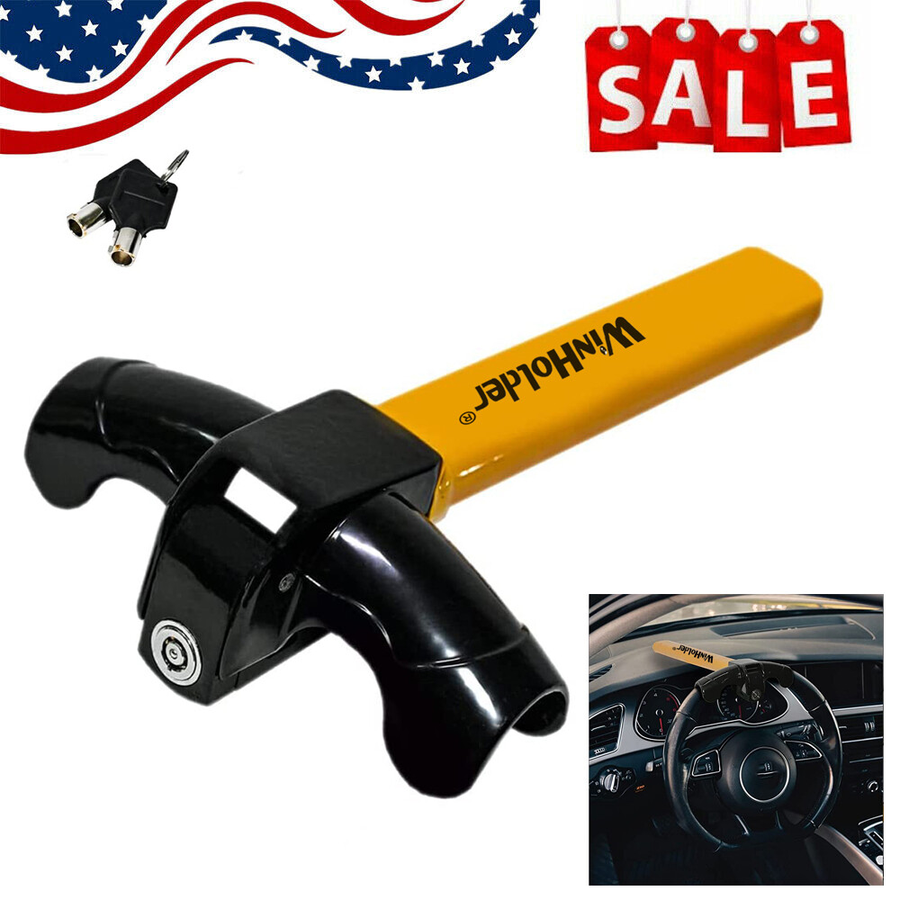 Steering Wheel Lock Anti-Theft Security System Car Truck SUV Auto Lock Universal