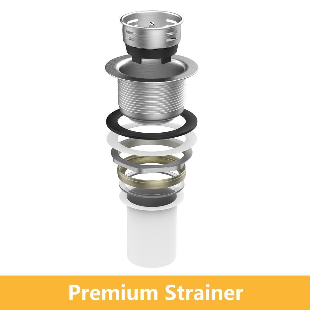 Commercial Hand Wash Sink Stainless Steel Bar/Prep Sink with Faucet for Kitchen