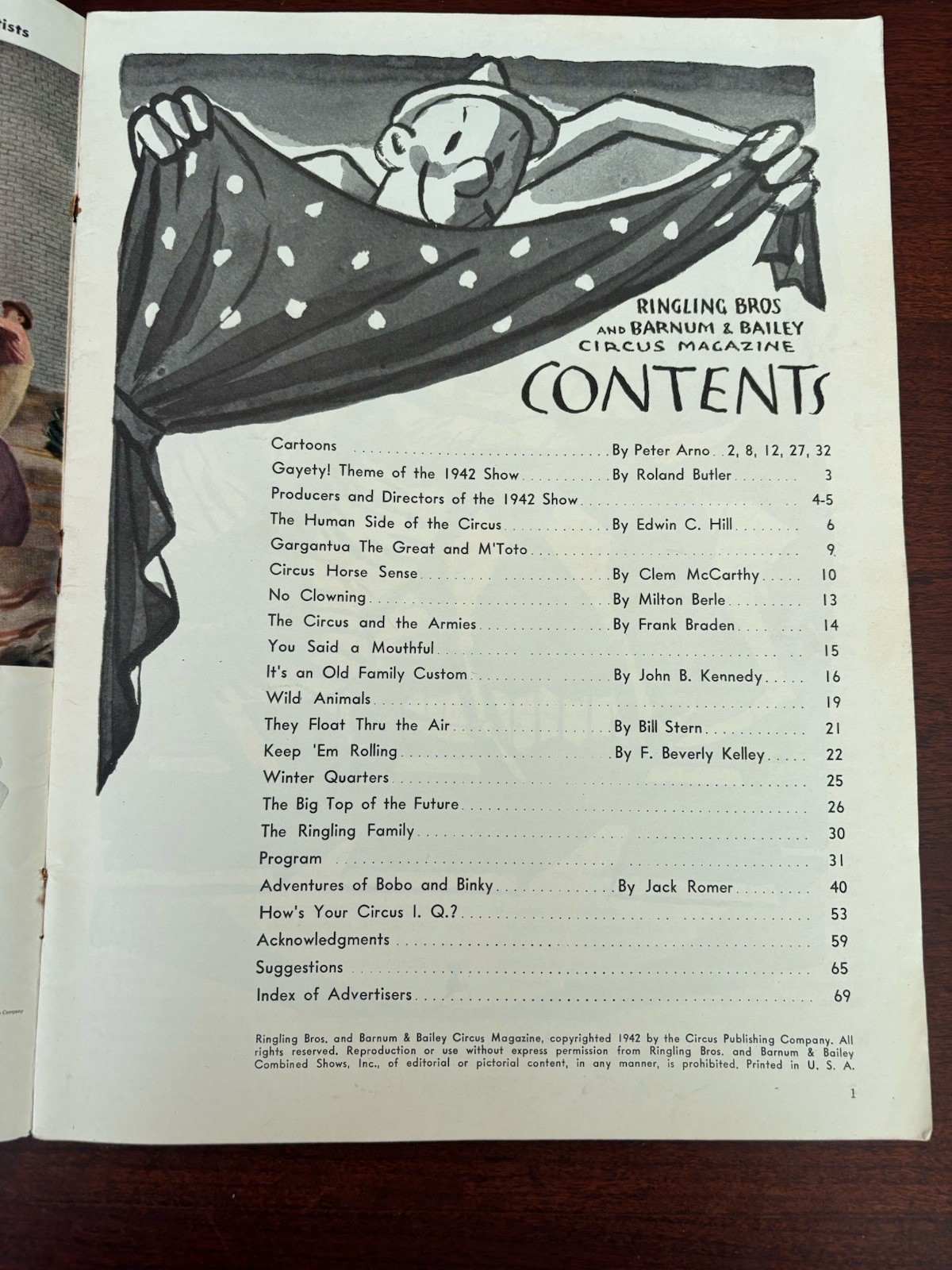 Vintage Ringling Bros Barnum Bailey Circus Programs 1942 1945 1948 1949 Lot Arno