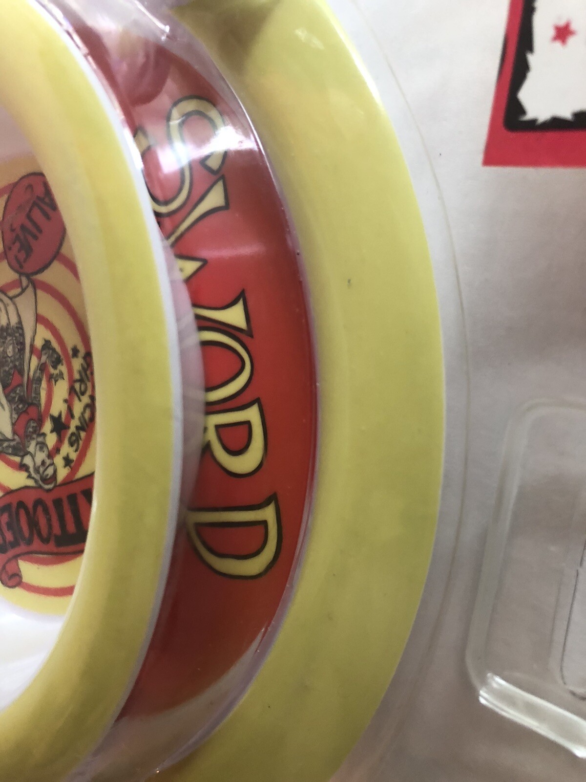 SourPuss Clothing Children's Feeding Set Plate Bowl Cutlery Kids Tattoo