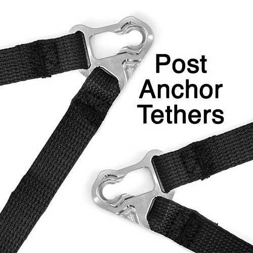Simpson Racing Hybrid Youth Sport Child Post Anchors / Tether Kit HSCHD11PA
