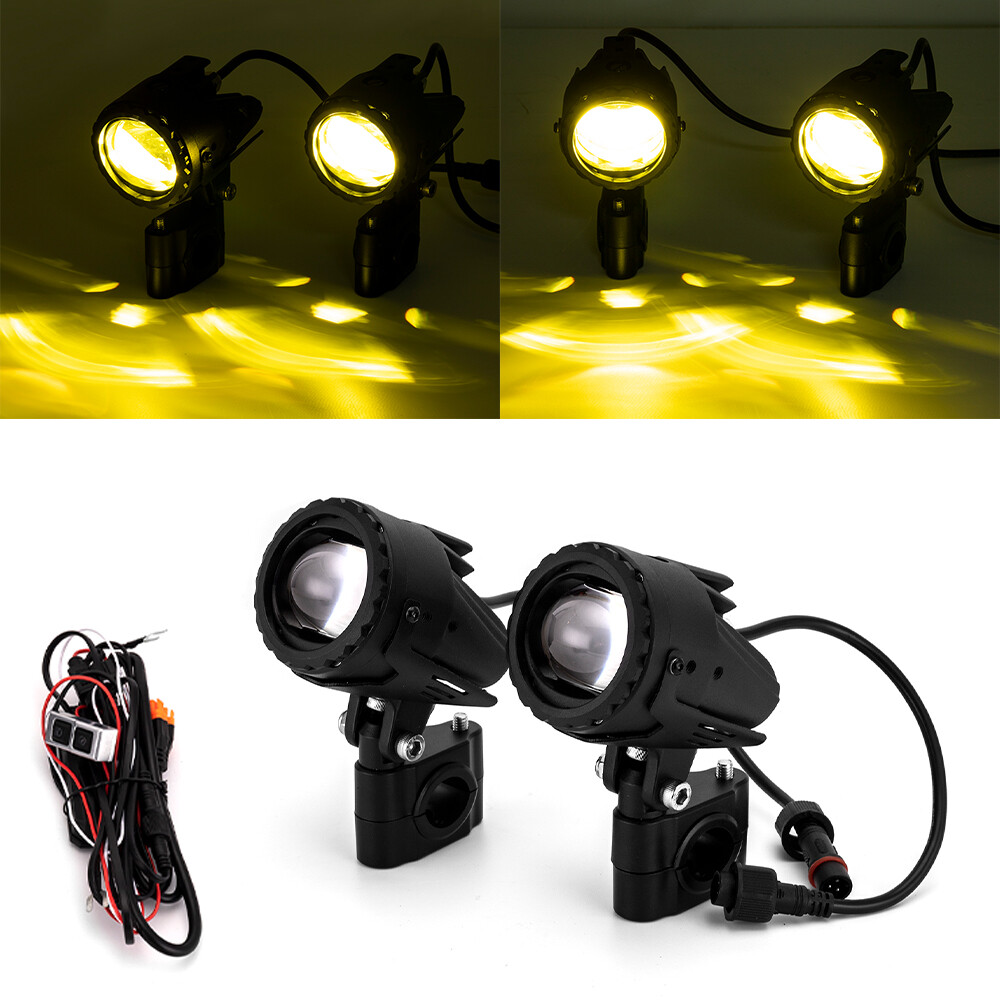 Motorcycle Spot Fog Auxiliary LED Driving Light Bar For Harley Road Street Glide
