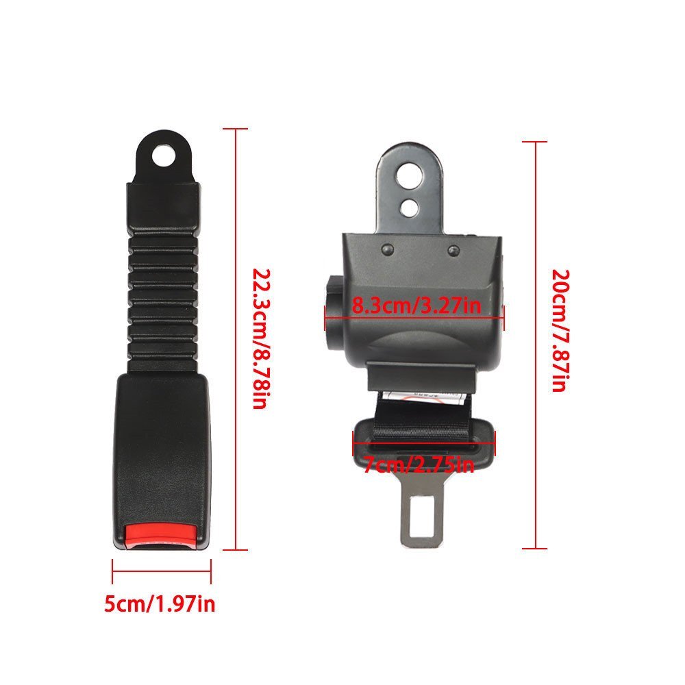 42 "35" 6.9'Golf Cart For EZGO/Yamaha retractable Seat Belt Bracket Kit