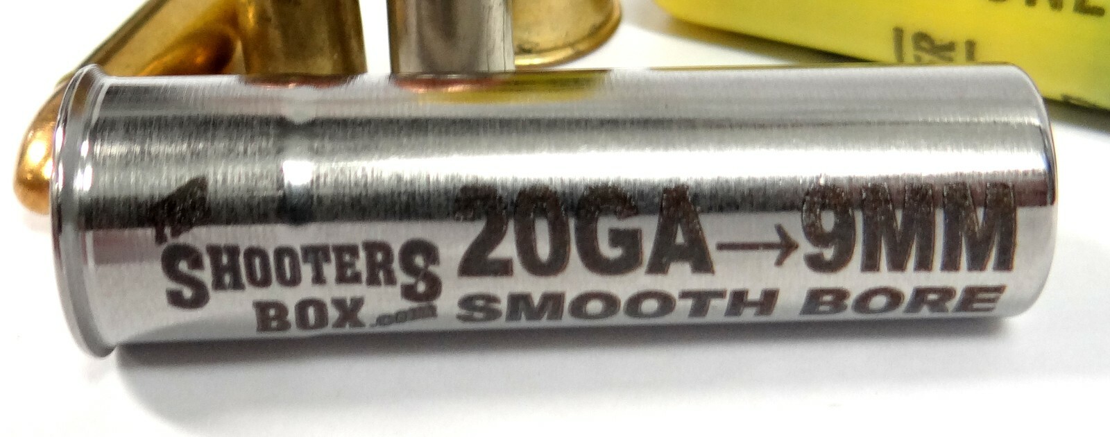 20GA to 9MM Shotgun Adapter - Chamber Reducer - Stainless - Free Case & Shipping