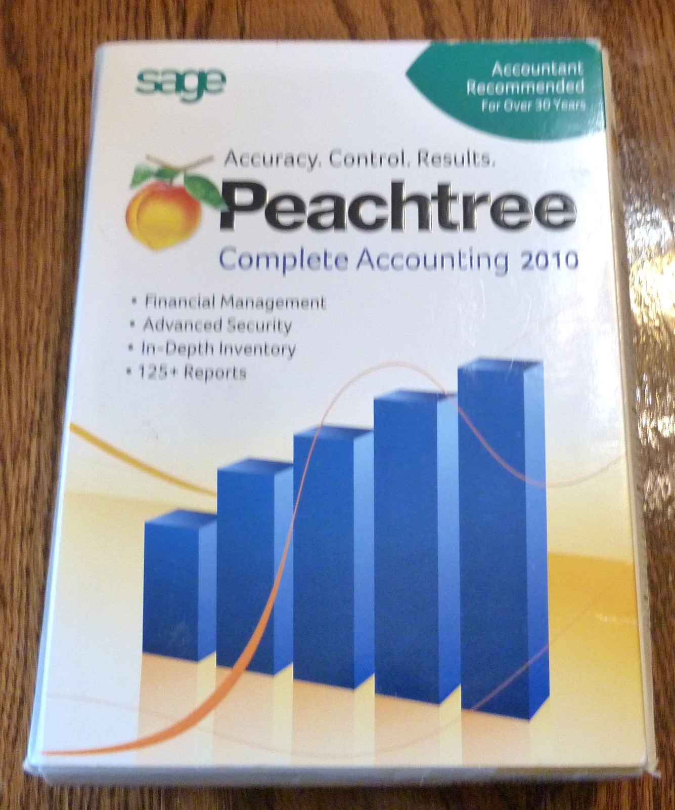 Sage Peachtree Complete Accounting 2010 Product CD + Software Manuals