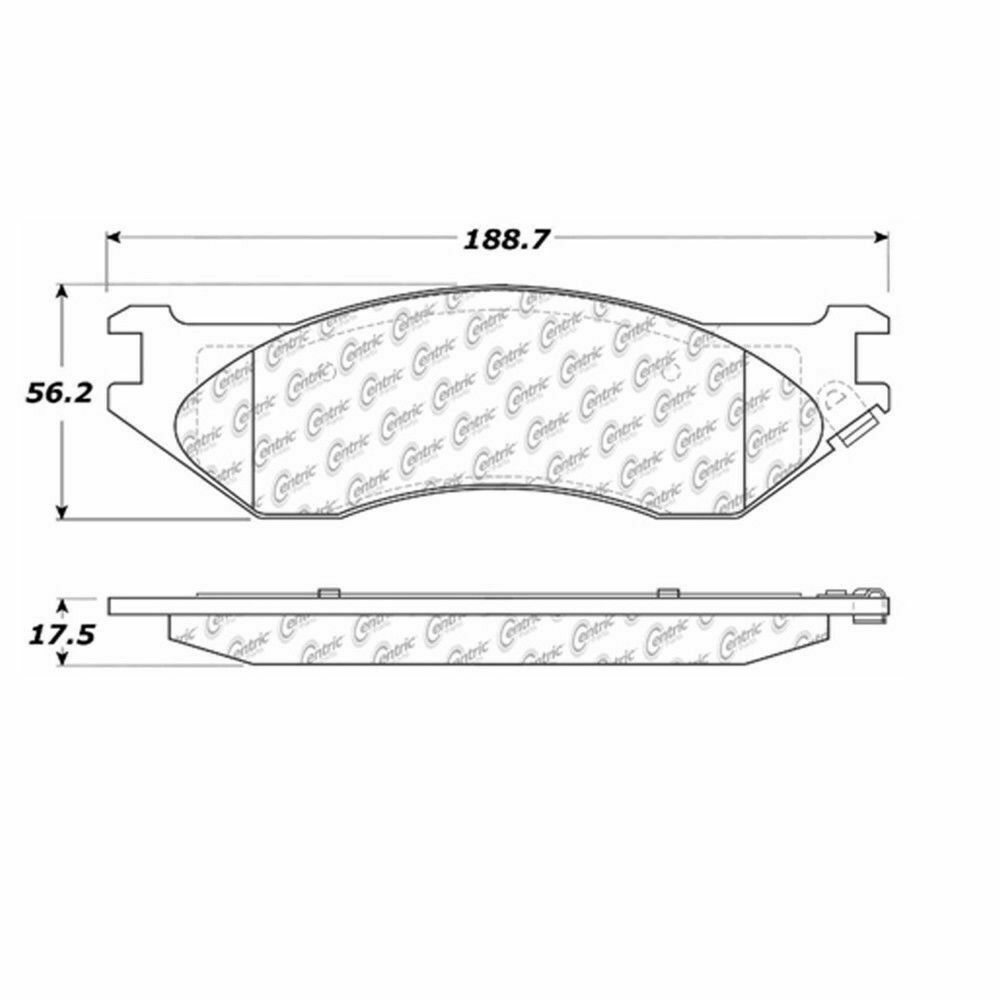 NEW TITANIUMETALLIC II FRONT BRAKE PADS MKD966 / D966 FITS VEHICLES ON CHART