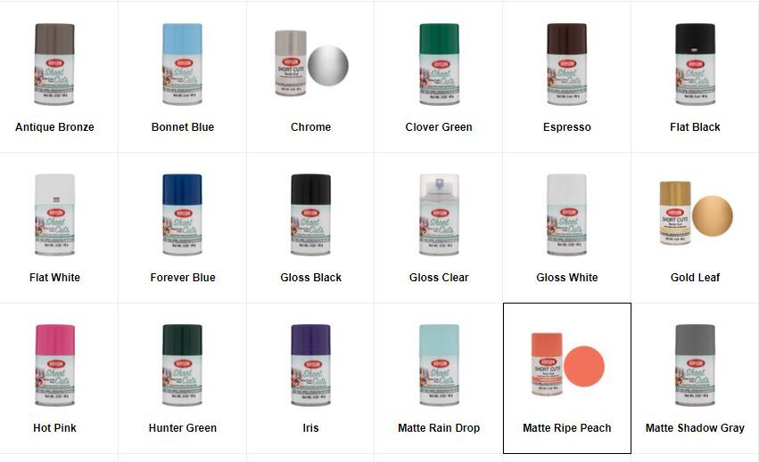 Krylon Short Cuts Spray Paint 3 oz Priced Per Can