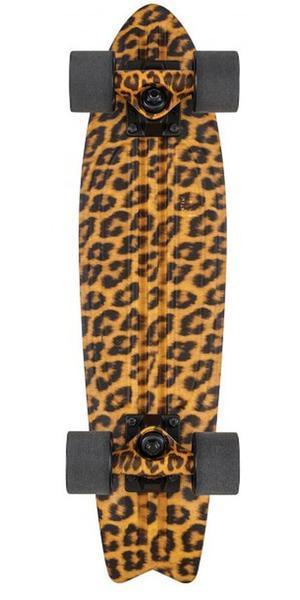 New Globe Bantam Graphic ST Leopard Complete Skateboard - 23in x 6in