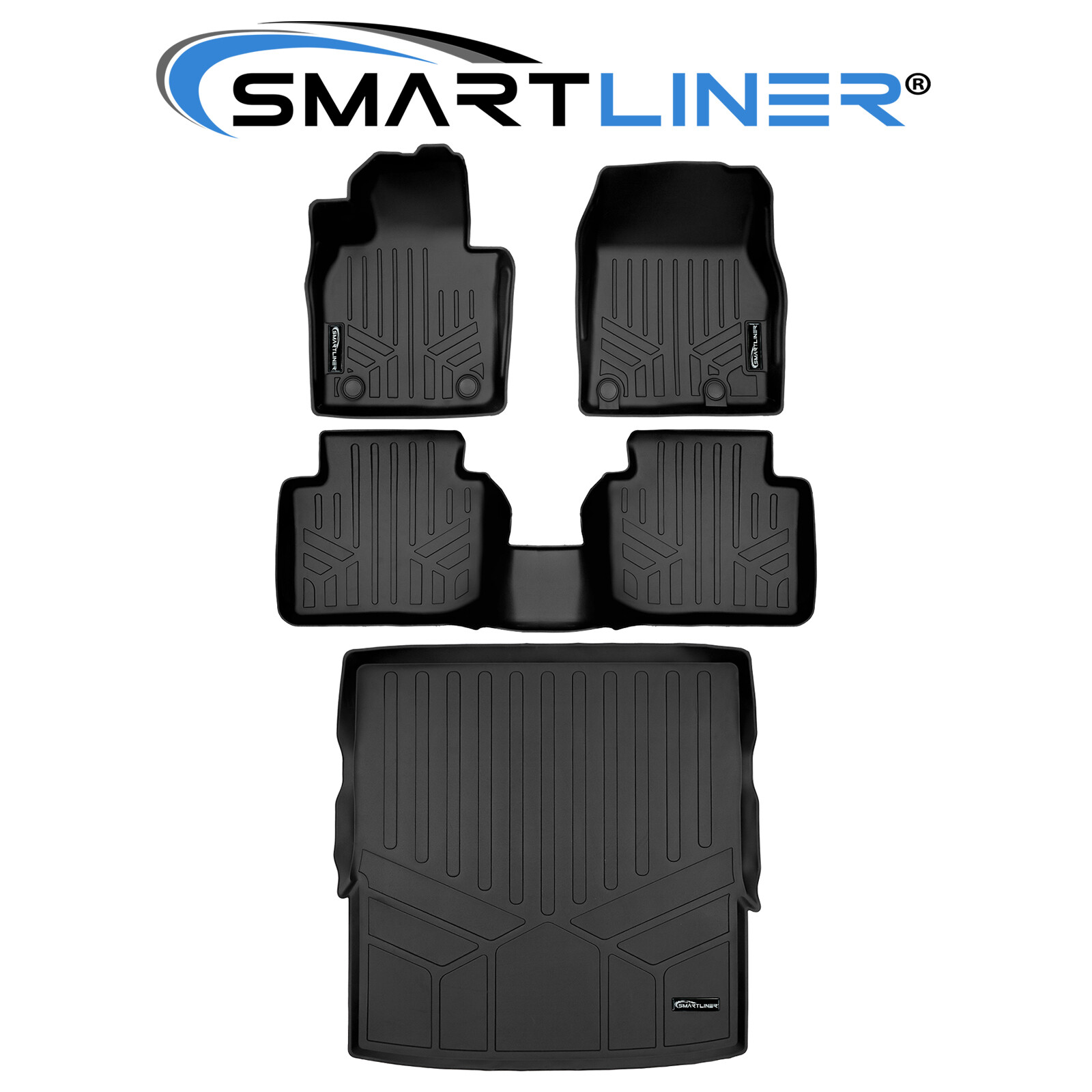SMARTLINER Custom Fit 2 Rows & Cargo Liner Set For 2023 - 2025 Mazda CX-50