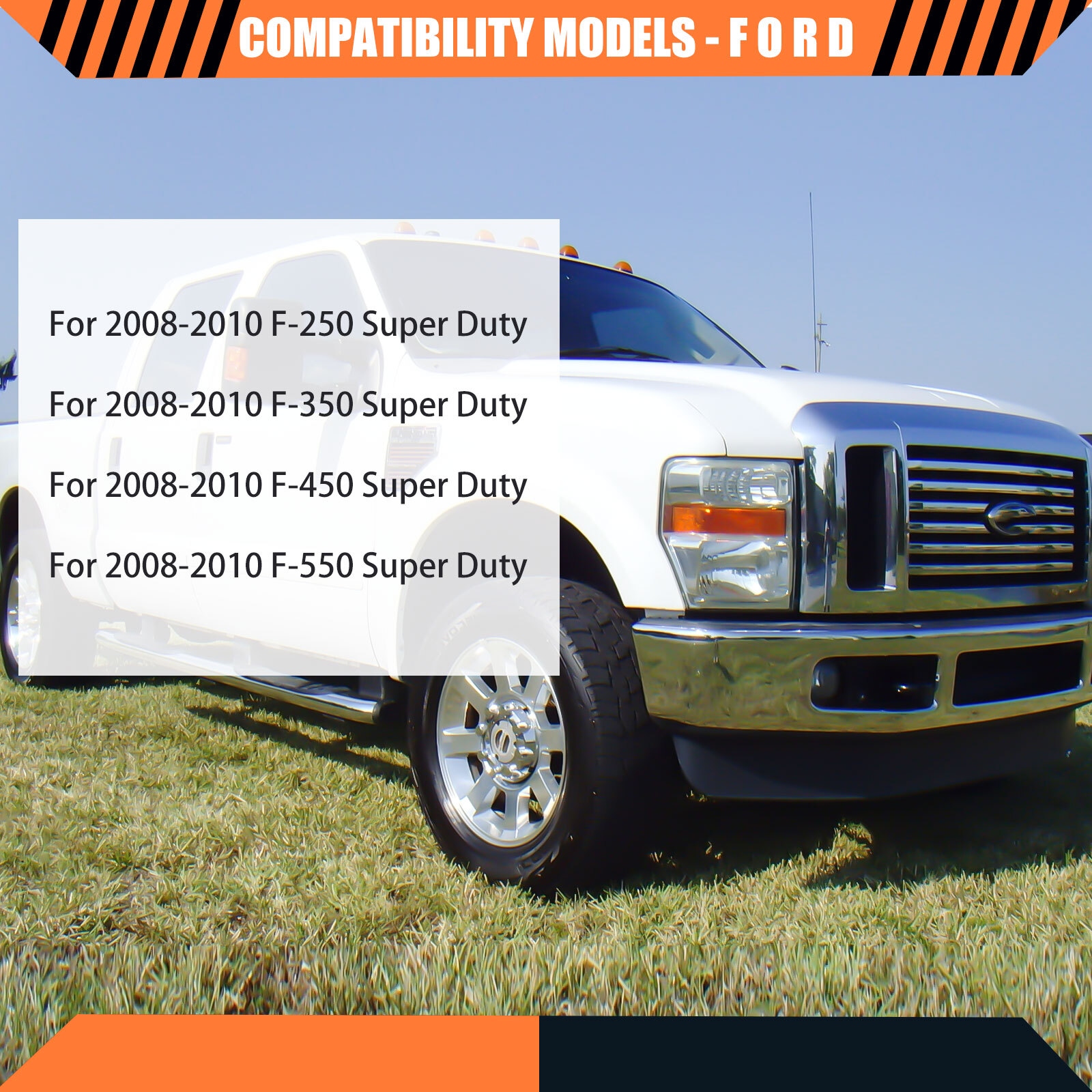 Coolant Reservoir Front Fit 08-10 Ford F250 Truck F350 F450 F550 603-639