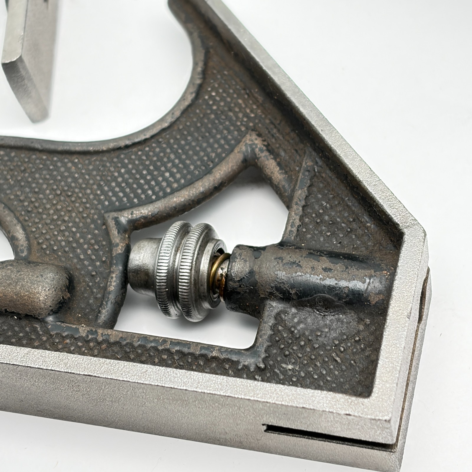 Preowned 18" L.S. STARRETT Comb. Square w/ Protractor Centerfinder - Machinists