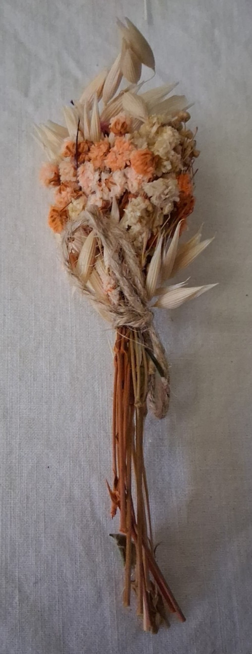 Lot of 11 Mini Dried Flower Bouquet, Wildflower Decor for Crafts or Photo Props