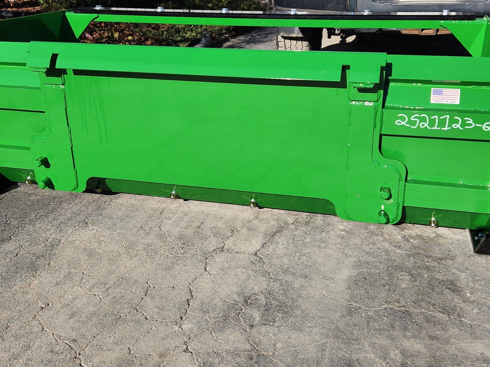 6' x 36" JDQA Snow Pusher Box Plow HD back drag John Deere Quick Attach Tractor