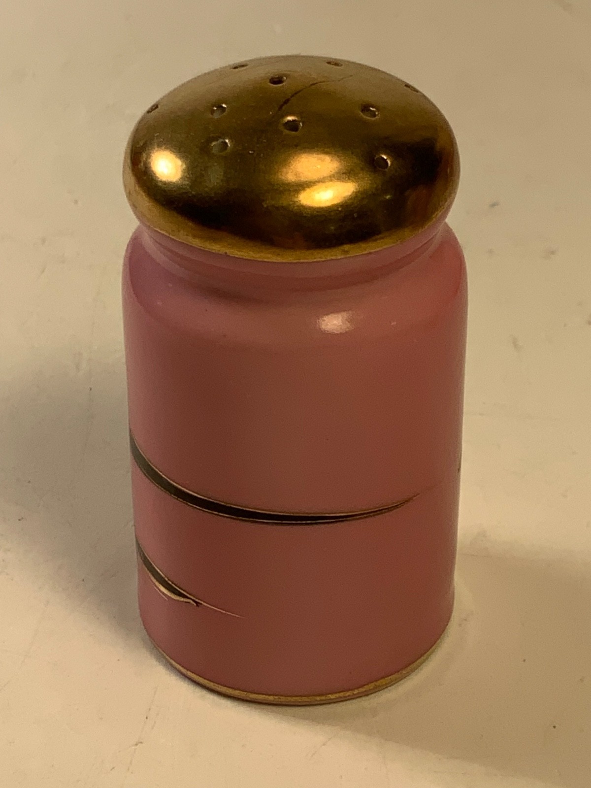 RARE Antique Noritake "M" Morimura Hand Painted Pink & Gold Comdiment Set & Tray