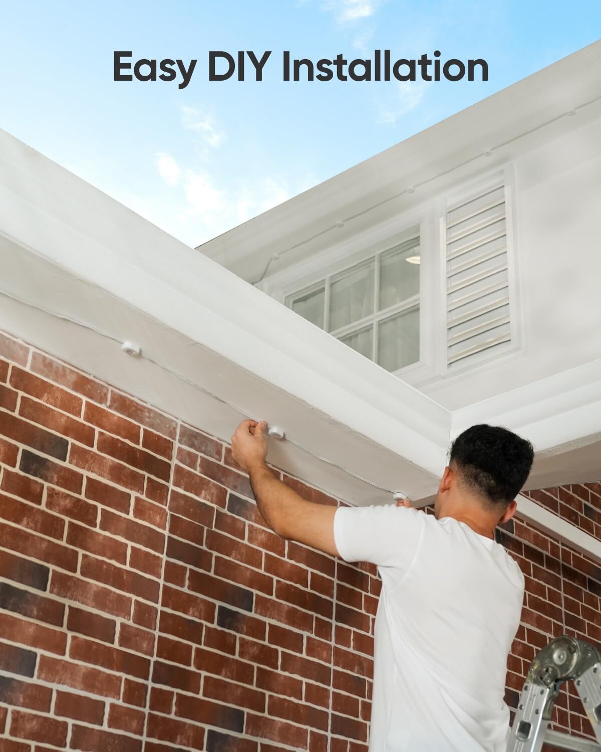 eufy Permanent Outdoor Light 100ft 60 Dual-LED RGB App Control AI Light |Refurb