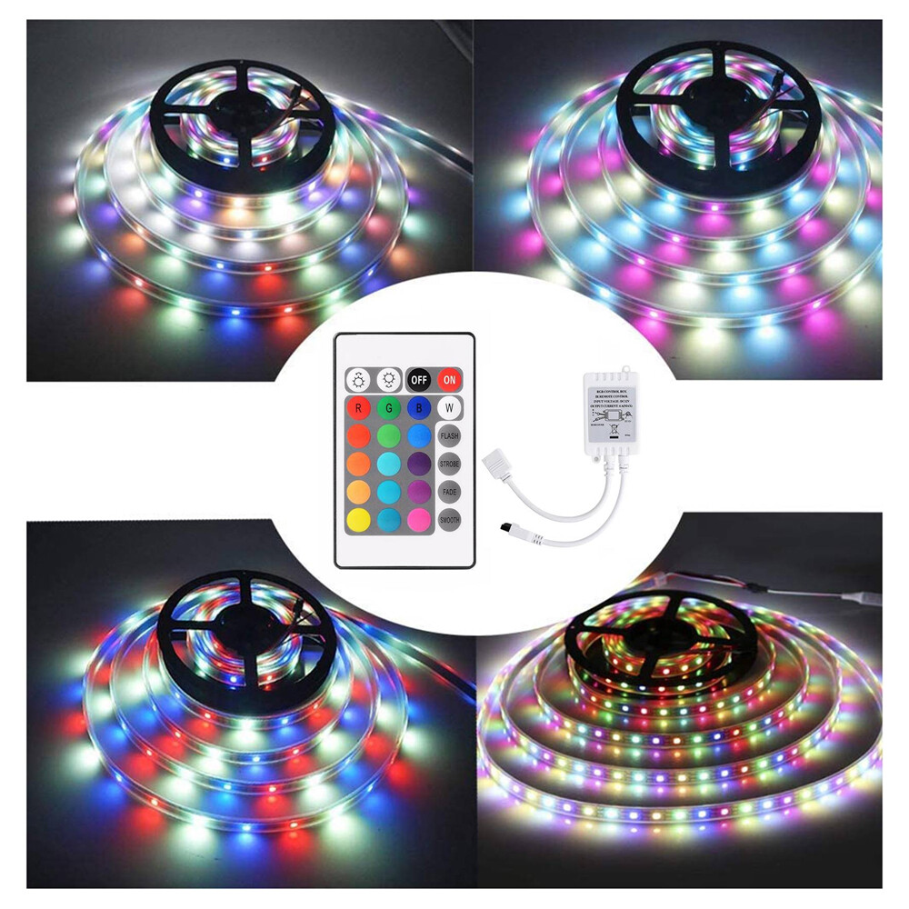 24 Keys Remote LED Controller RGB Box IR Control for 5050 2835 RGB Light Strip