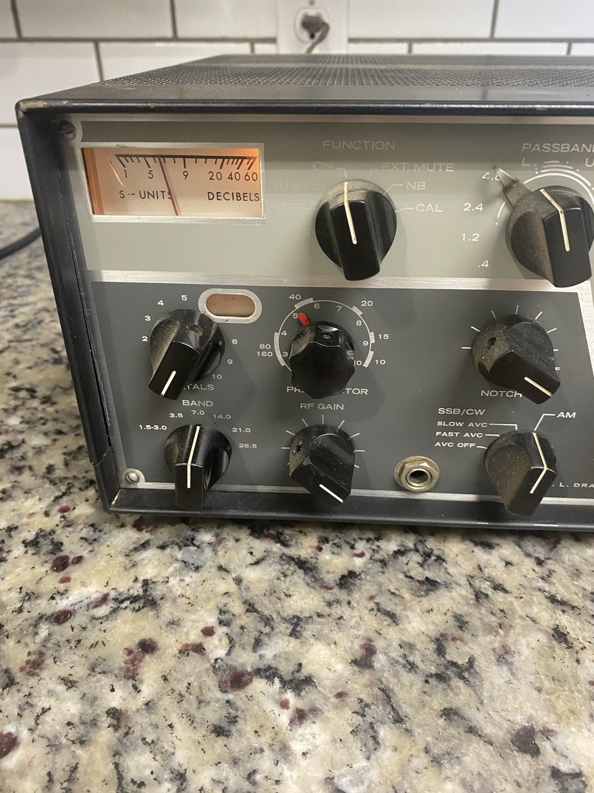 Drake R-4A Vintage Ham Radio Communications Receiver