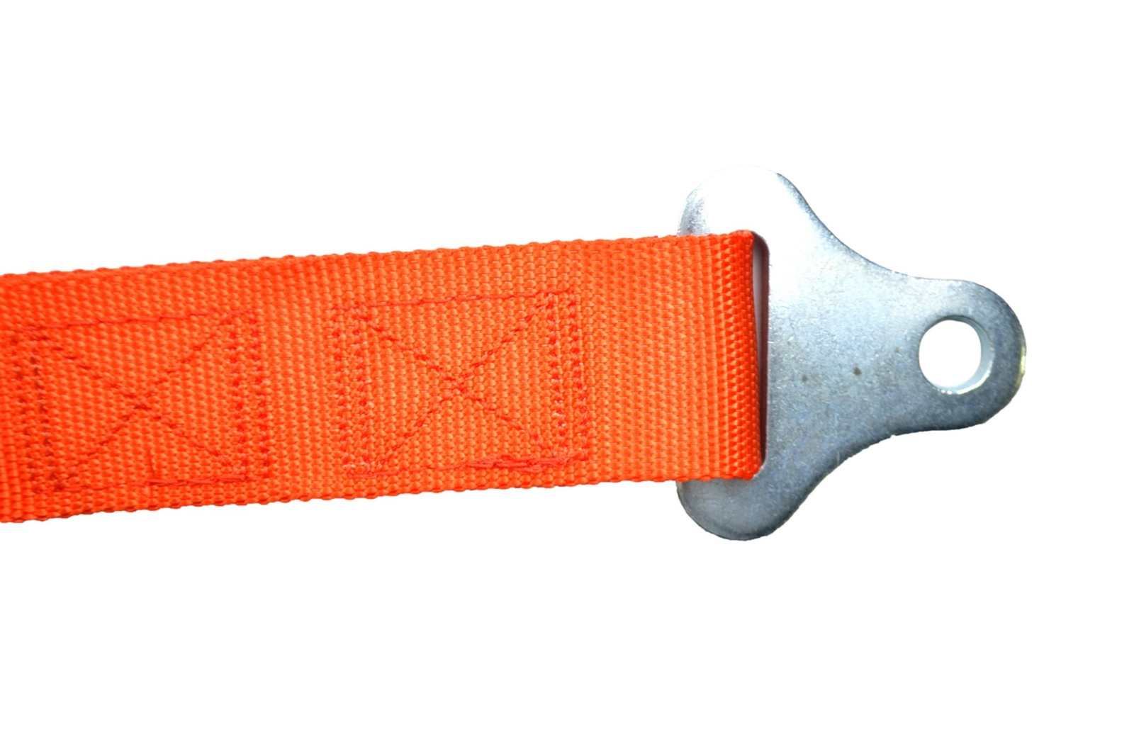 JR DRAGSTER HARNESS SFI 16.1 FIVE POINT LATCH & LINK FLOOR MOUNT BELT ORANGE