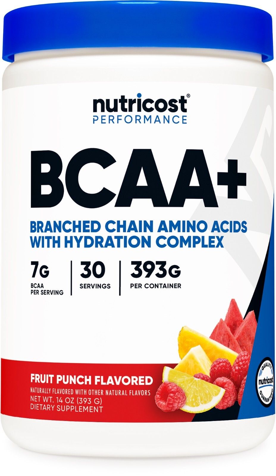 Nutricost BCAA+ Hydration Powder (Fruit Punch) 30 Servings