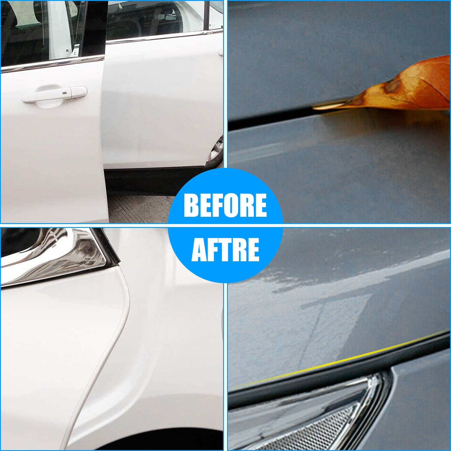 16/32ft U-Shap Car Door Edge Guard Molding Trim Rubber Edge Strip Seal Protector