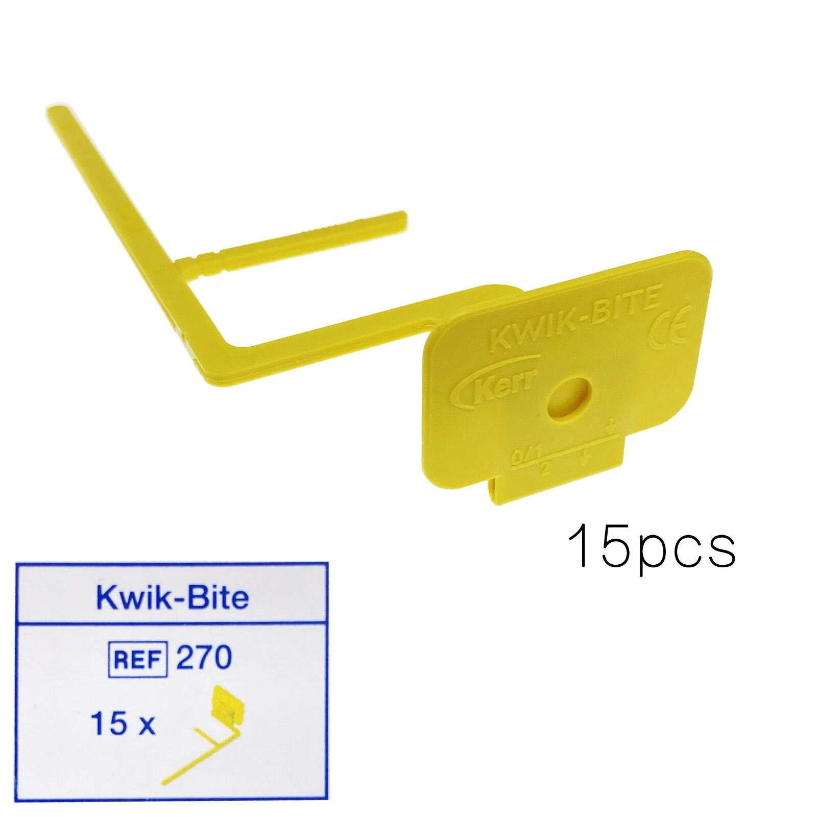 KERR 270 X-Ray holders 15 KWIK-BITE with index SWISS MADE ORIGINAL