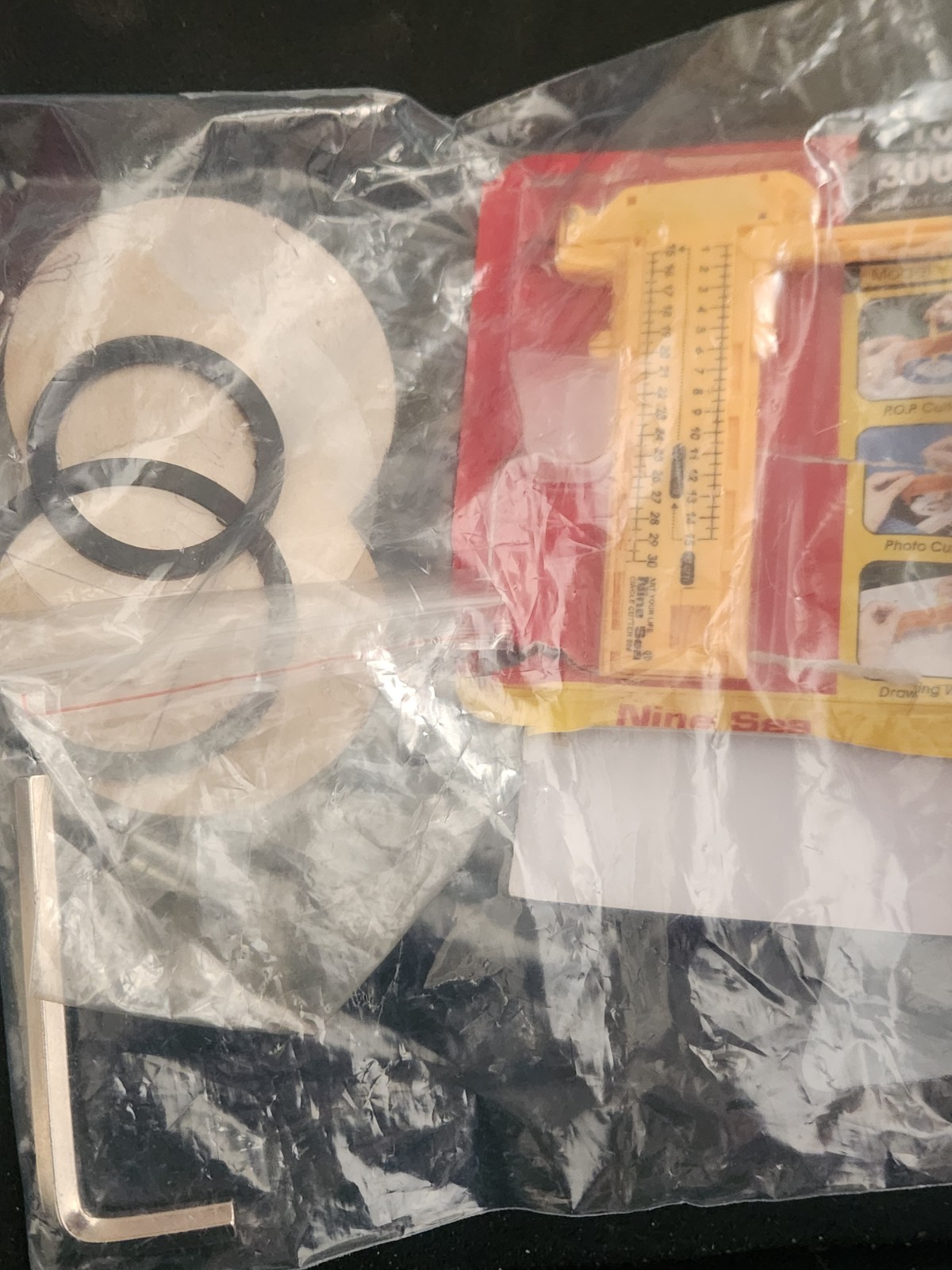 Button Maker W/ Large Lot Of Blank Buttons Badges