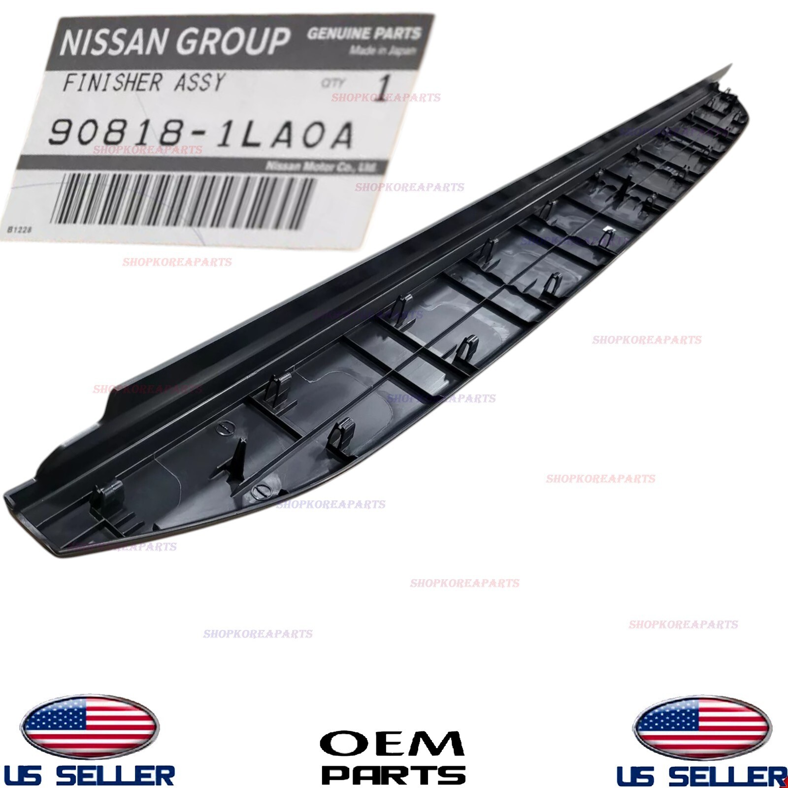 Genuine OEM Tailgate Top Bed Cap Cover Nissan Titan 2016-2024 93486-9FV0A