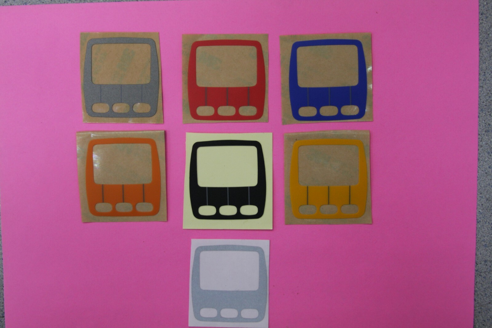 MOTOROLA XTS5000 DISPLAY BEZEL LABEL GREY OEM FITS XTS WITH DISPLAY SPECIAL OPS