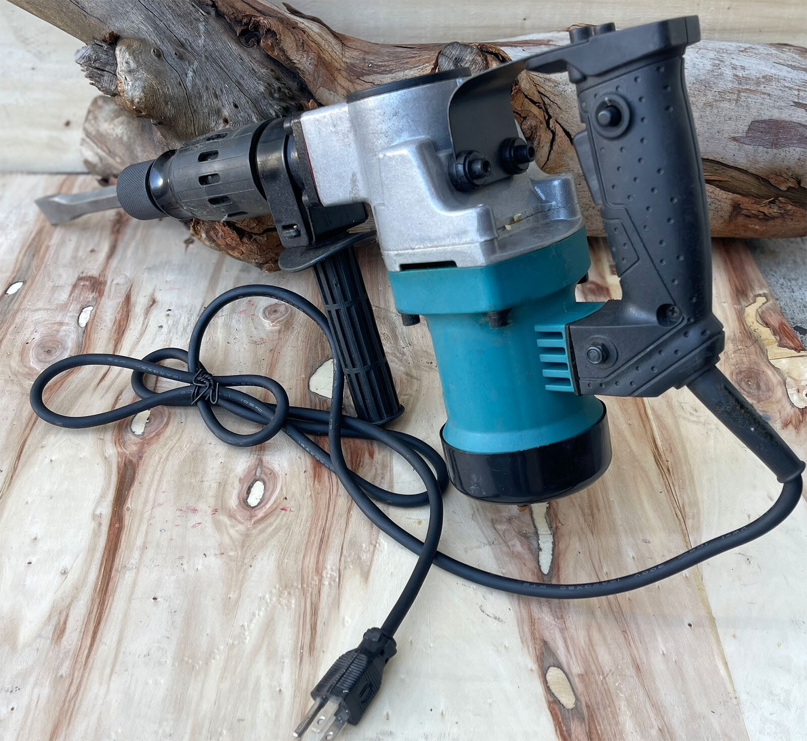 3800BPM 1-1/2" Electric Demolition Jack Hammer Concrete Breaker W/ Hex Chisels