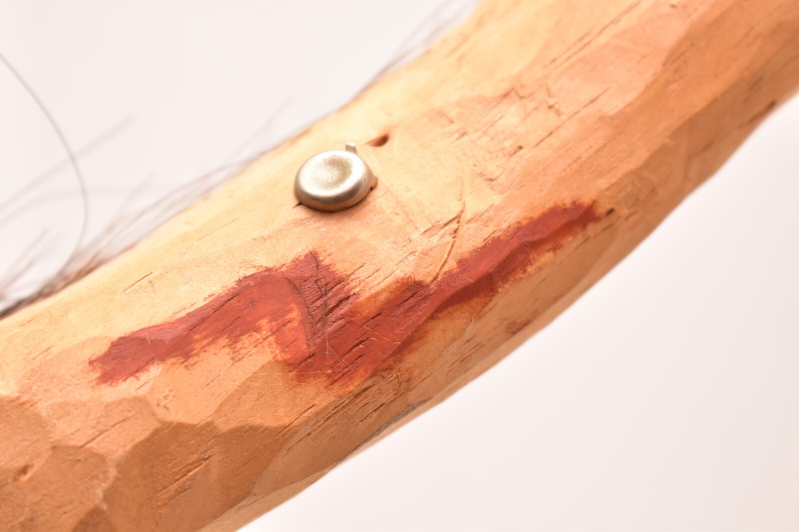 VTG FIGURAL horse Native American Sioux Talking Ceremonial Stick Hand Carved