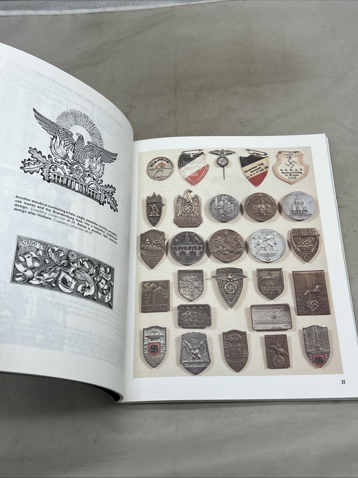 Nazi Para-Military Organizations And Their Badges Book Softcover (GG150