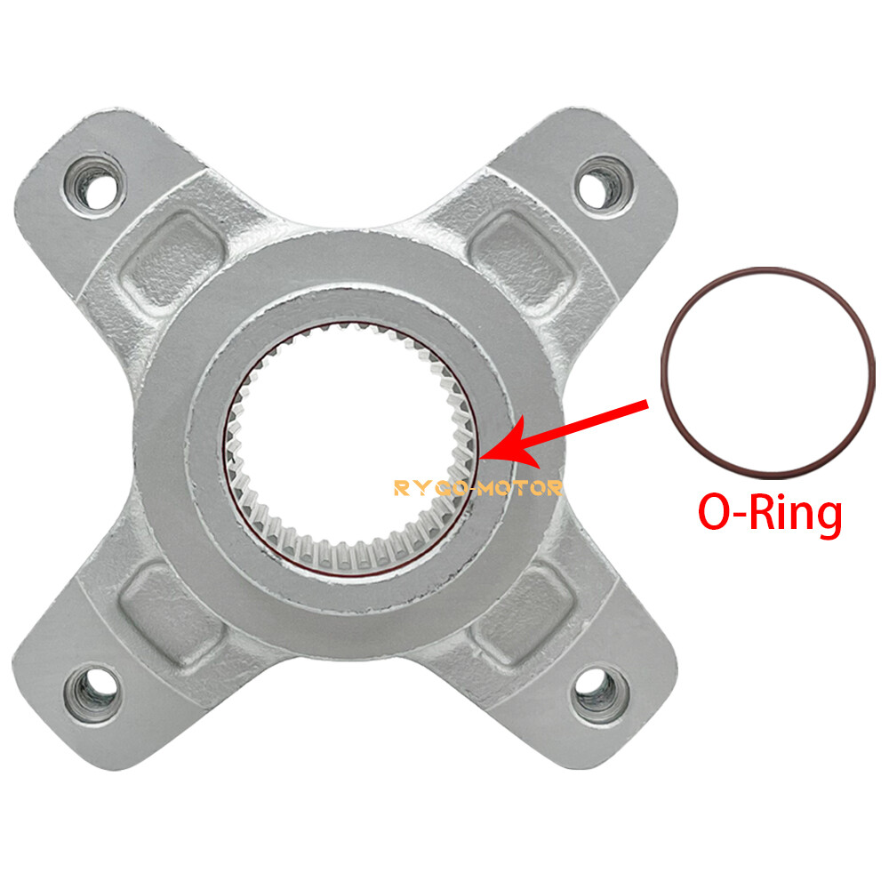Rear Brake Rotor Disc W/Flange Hub for Honda TRX400EX Sportrax 400 TRX400X 99-14