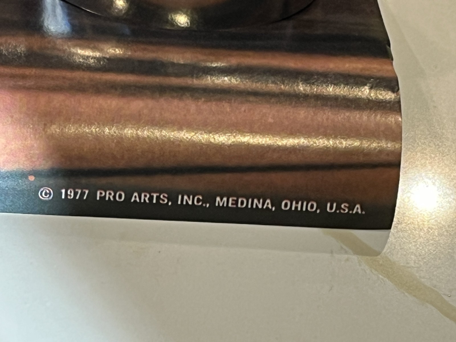 Vintage 1977 Elvis Presley Poster 22x27 in Memory 1935-1977 White Suit