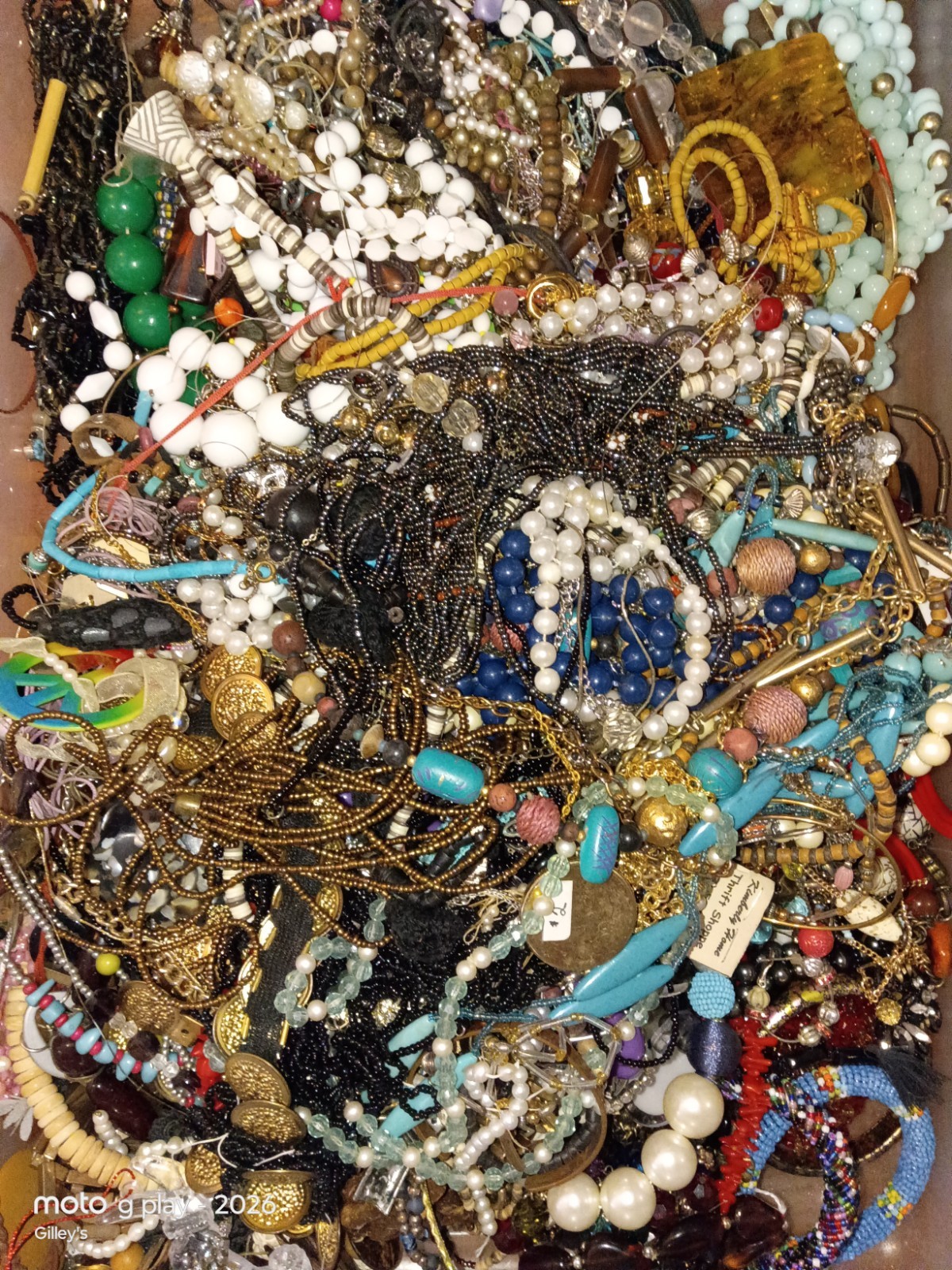 1 Lb POUND Lot Bag Mixed Jewelry Vintage Now Fashion SELL WEAR CRAFT GIFT REPAIR