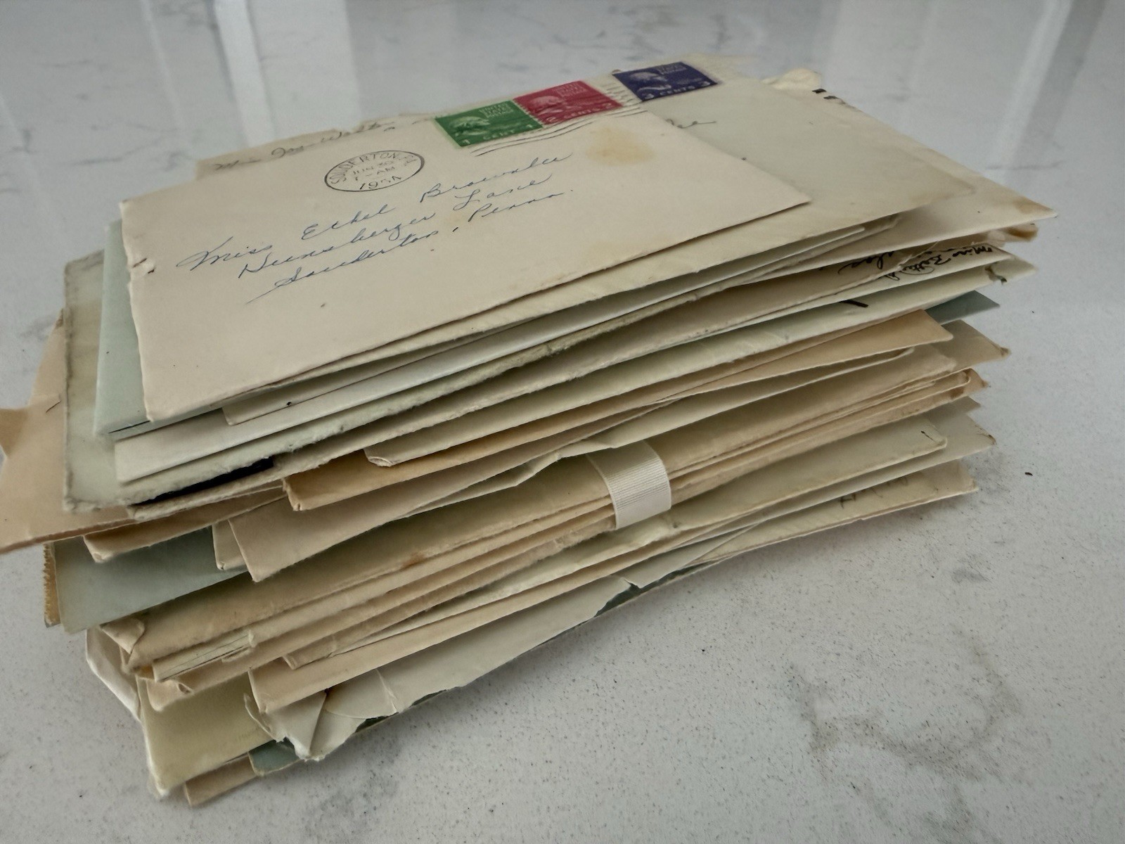35 1950s Old Letters Correspondence Ephemera Souderton PA