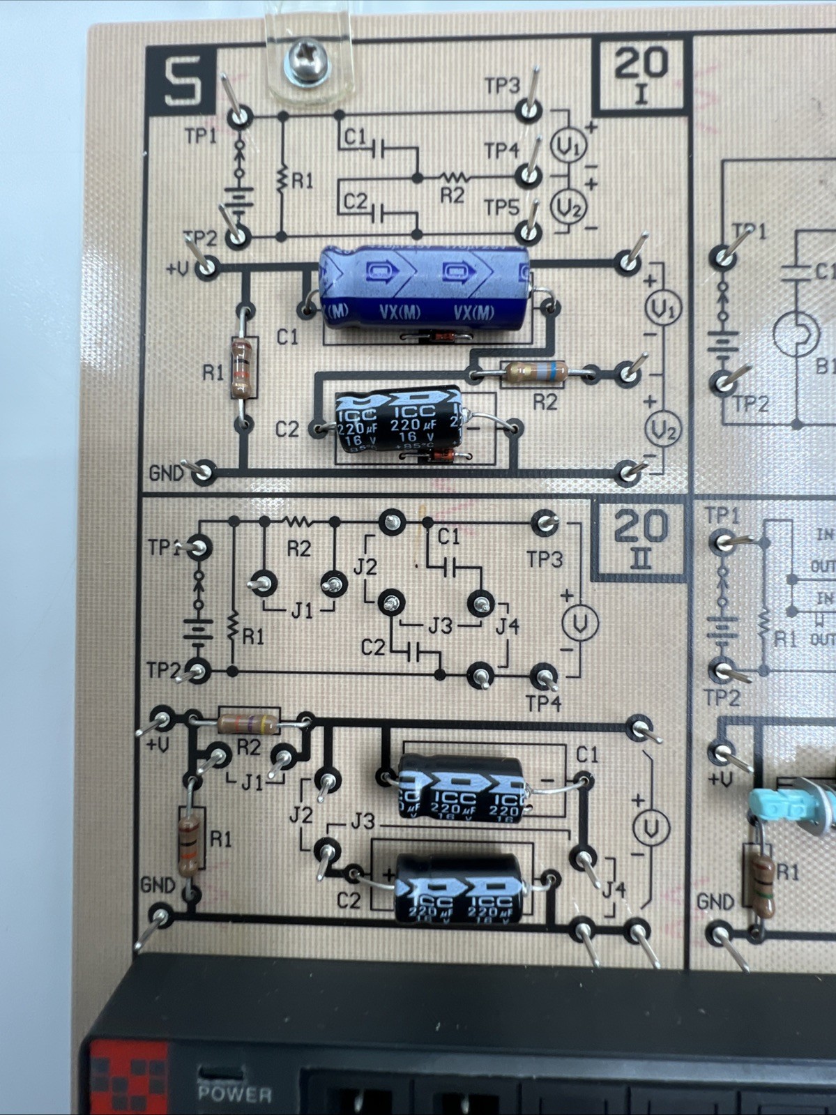 Heathkit Educational Systems ETB 6101 DC Electronics 5 Circuit boards with Case