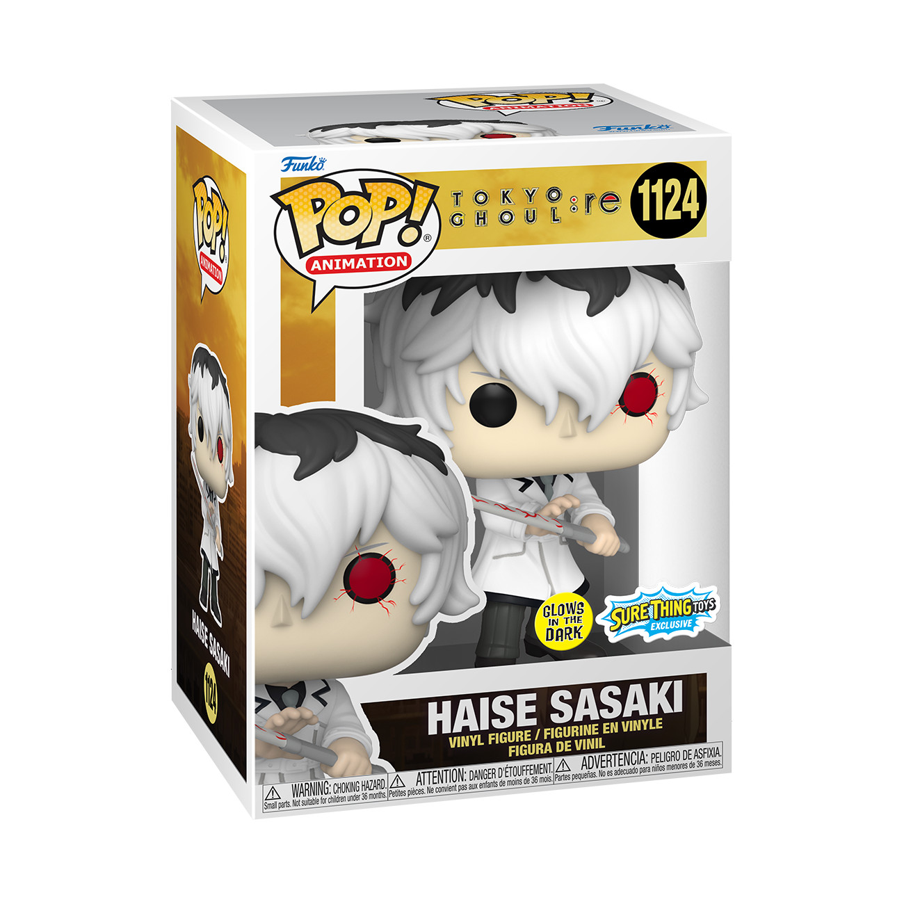 Funko Pop! Tokyo Ghoul - Haise Sasaki (Glows in the Dark) - Sure Thing Toys