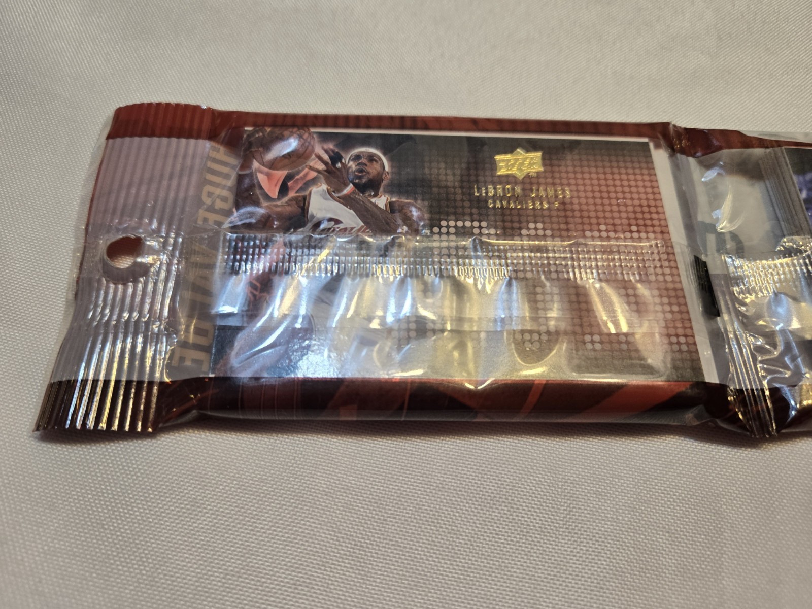 3 Sealed 2008-09 Upper Deck Basketball Hanging Value Packs LeBron James Showing