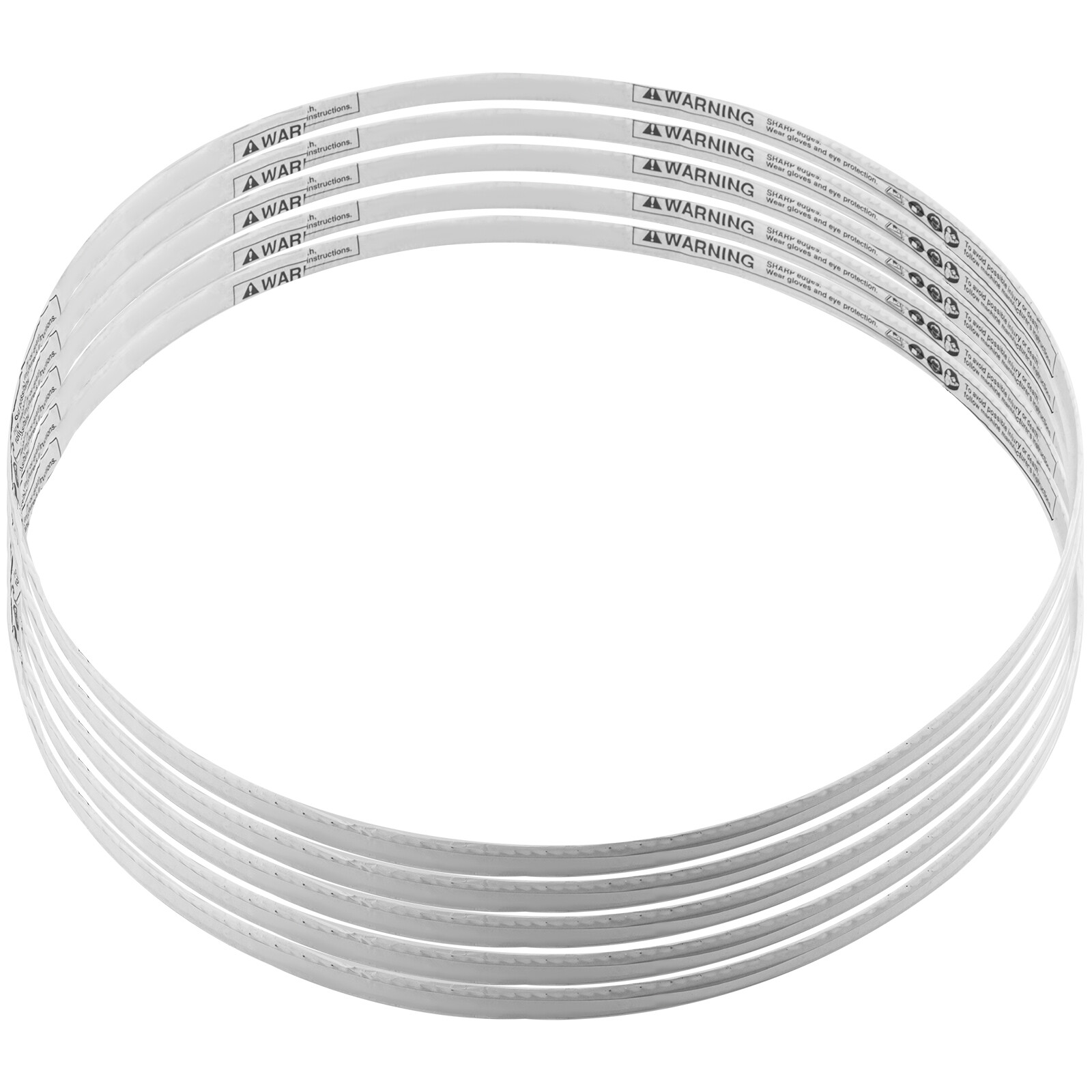 VEVOR Band Saw Blade for Cutting Meat Bone 65"x0.63"x0.02" Carbon Steel 5 PCS