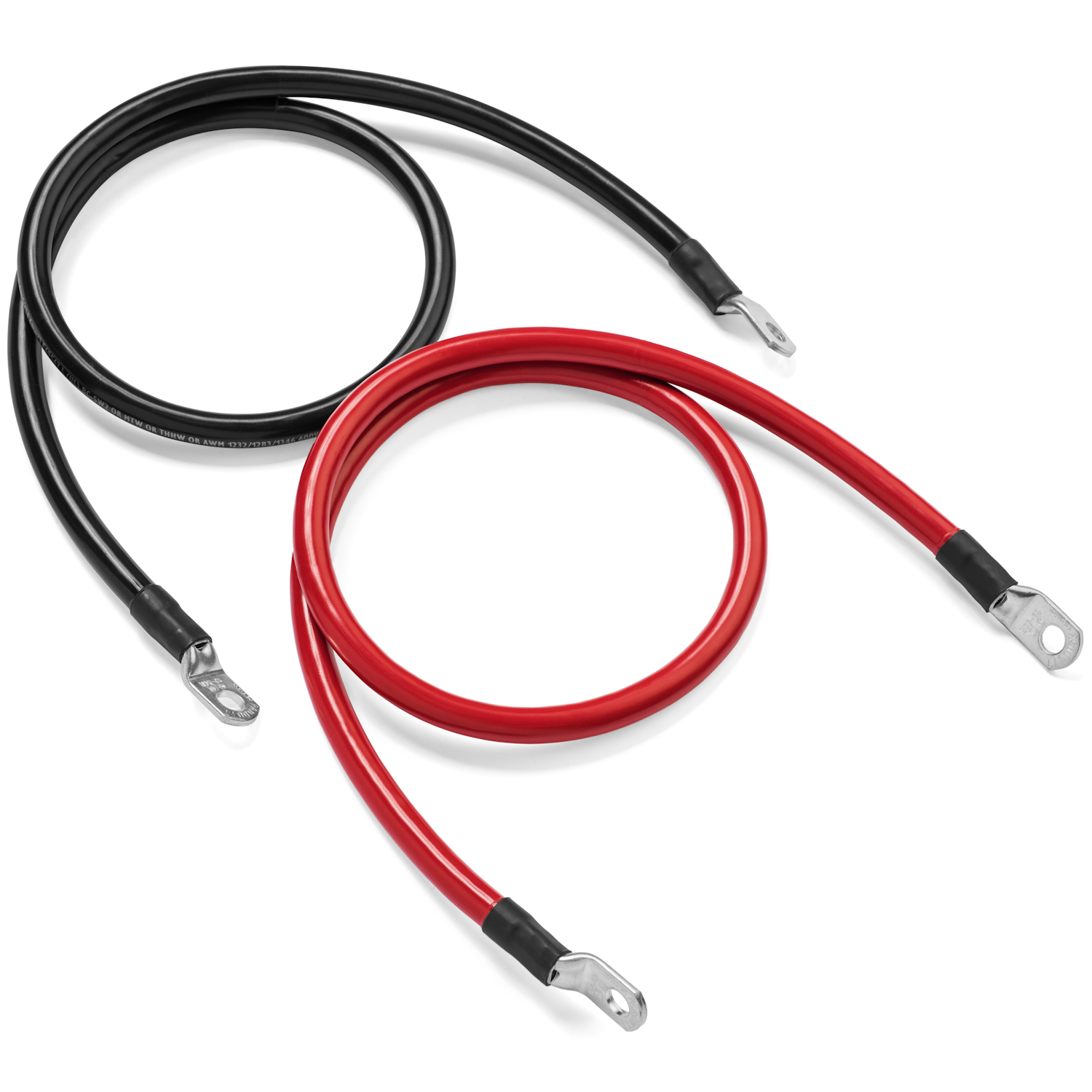 Spartan Power 4 AWG Battery Cables - Made in the USA! Terminated 5/16" or 3/8"