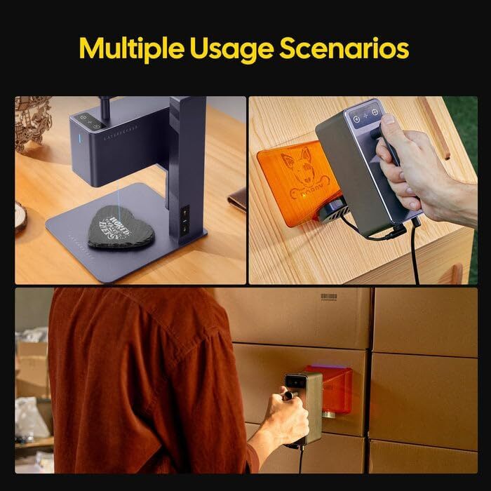 Refurbished LaserPecker LP2 Laser Engraver Handheld Engraving Machine Cutter