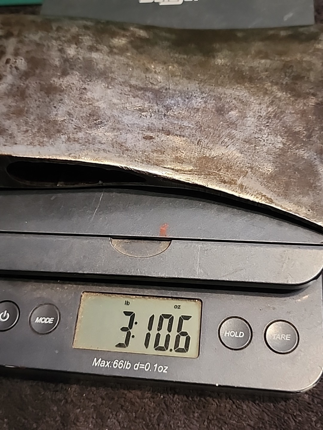 Vintage True Temper Single Bit Axe Head 3 lb. 10 oz. Marked 4 LBS