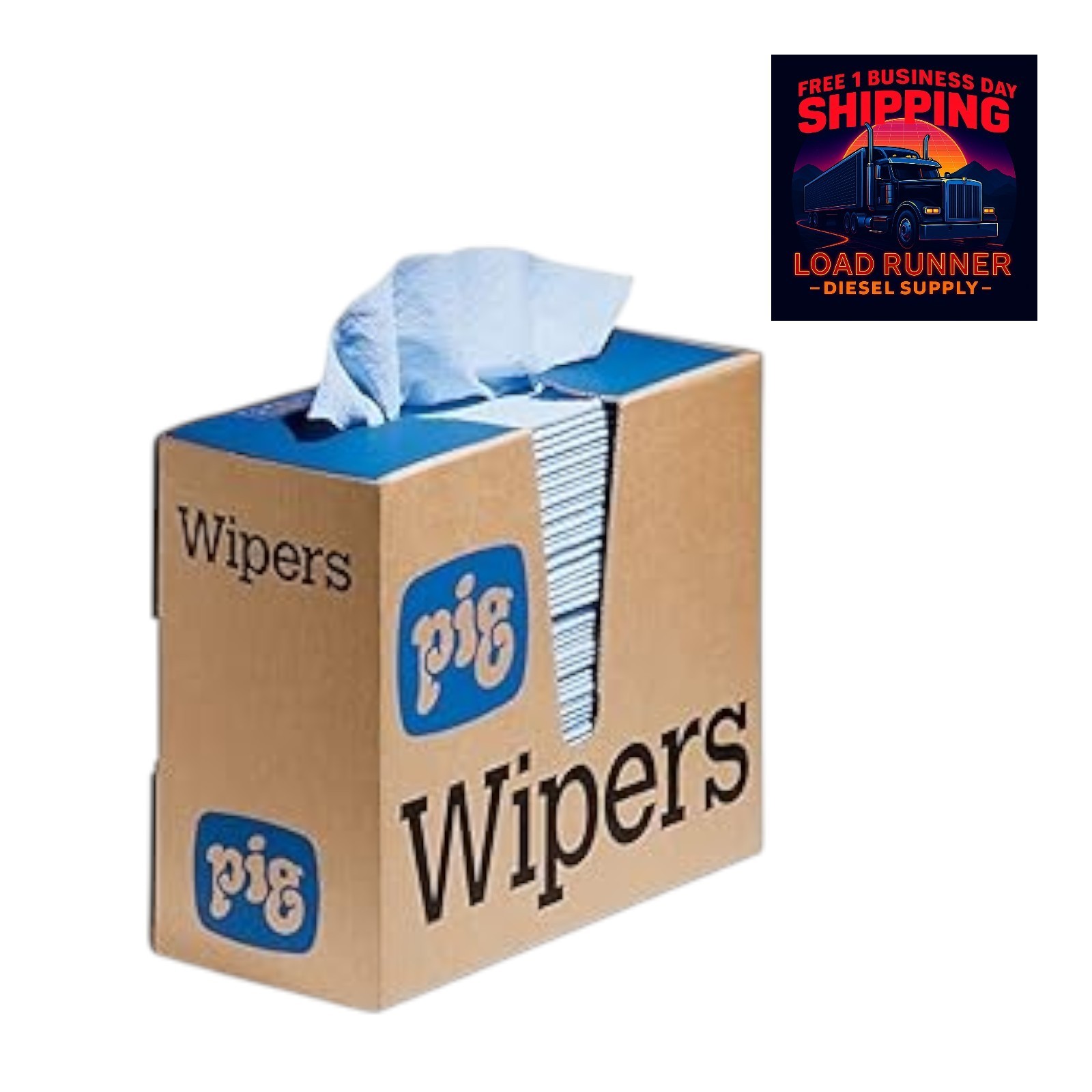 WIP311 PIG PR40 All-Purpose Wipers Box of 75 Shop Towels Pop-Up Absorbent Cloths
