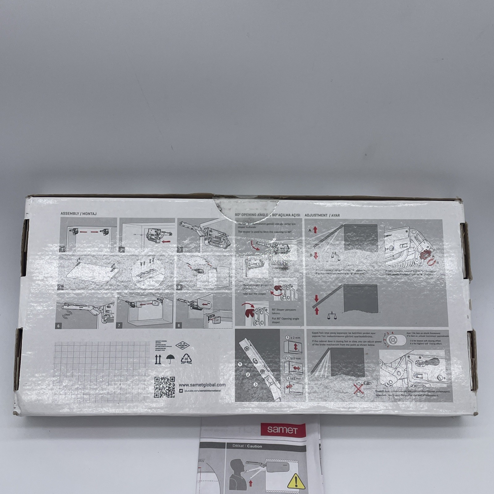 Samet Lift Up Cabinet Door Mechanisms Hingeless Design 1 Pair for Single Door