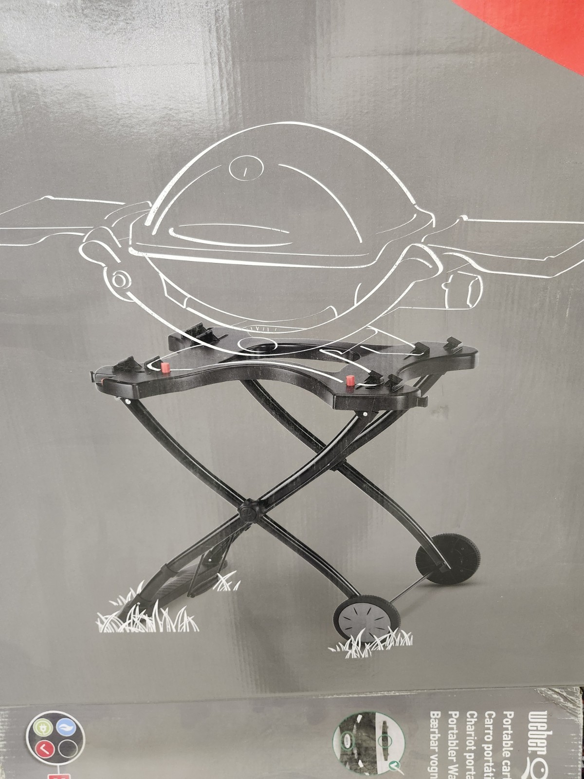 Weber Portable Grill Cart Q 6557