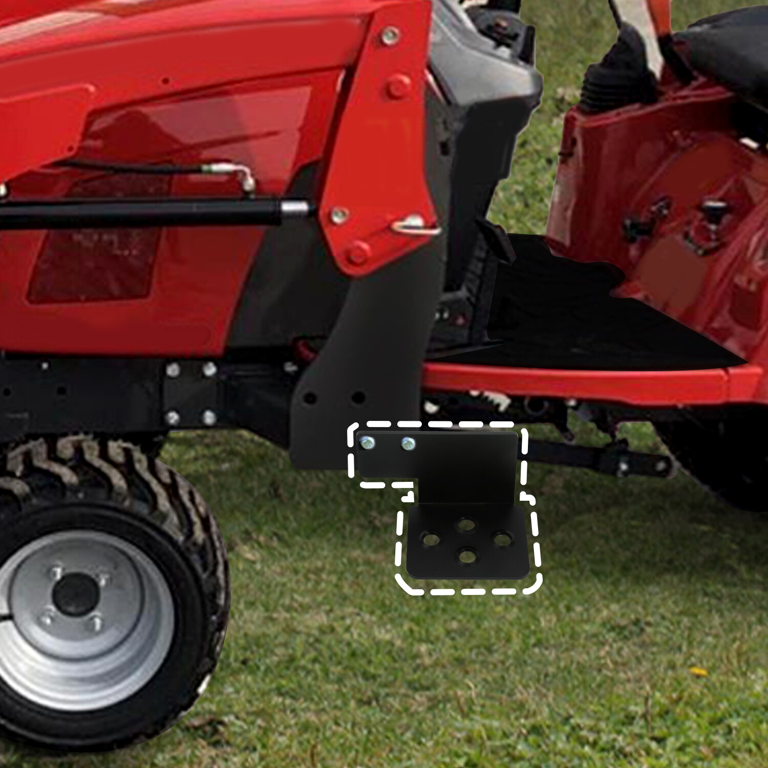 Tractor Step For Massey Ferguson GC 17xx Sub w/Front End Loader Left Side 331LBS